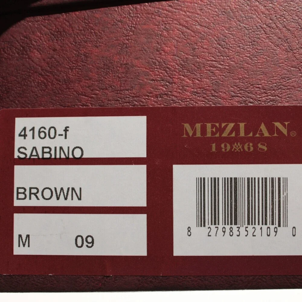 Mezlan NWB Sabino Lace Up Boots Size 9 US in Brown Leather